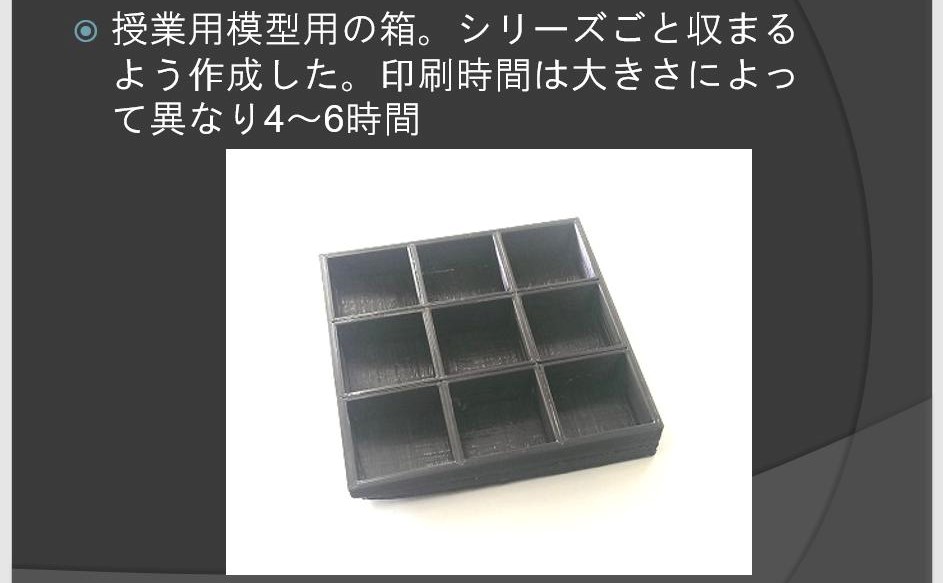 授業教材用模型セット制作